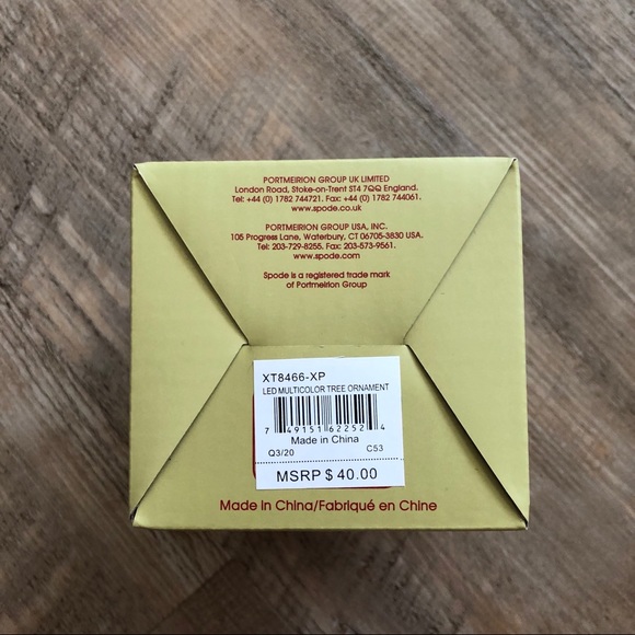 NIB SPODE LED Multicolor Christmas Tree Ornament🎄 - Picture 4 of 4